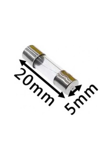 250VAC Cam Sigorta 5x20 mm 8A Max x 1 adet (rf080)