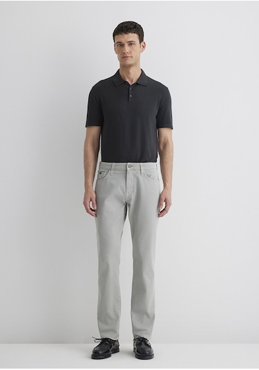 Mavi - 0035181548 Marcus Gabardin Erkek Pantolon - Gri