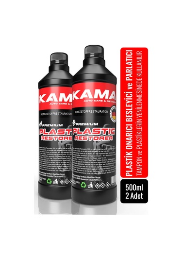 Auto Kama Plastik Onarıcı Ve Parlatıcı Plastic Restorer 2 Adet