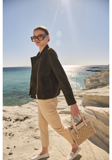 Nautica Cn5060t Kadın El Ve Omuz Çantası Bej Bej