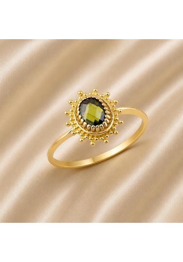 Green Sun Altın Yüzük