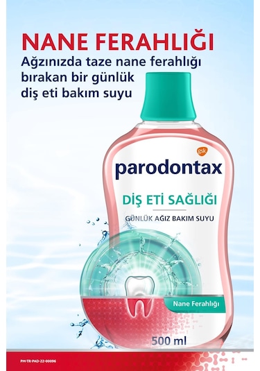 Parodontax Nane Ferahlığı Ağız Suyu 500 ML
