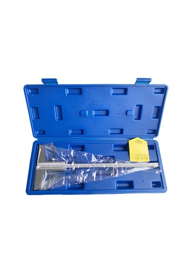 Tenfowee 0-150mm Hassas Ölçüm İçin Yüksek Karbon Çelik Derinlik Kumpas, Net Göstergeli