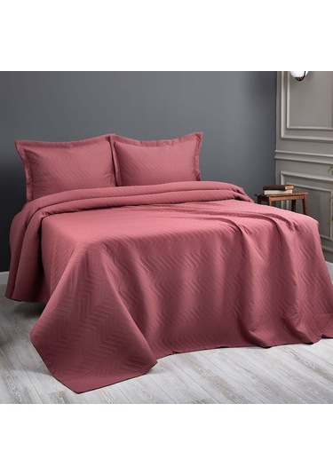 Schafer Larina Yatak Örtüsü Seti-3 Prç.-Bordo