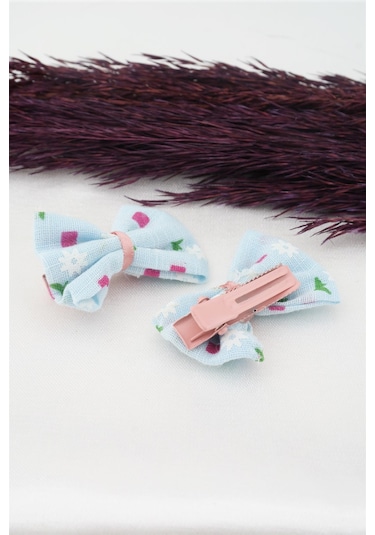 Çocuk Kıstırmalı Fiyonk Model Toka Buz Mavisi Açık Mavi