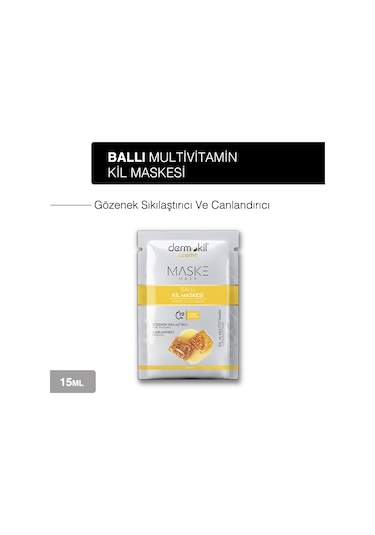 Dermokil Ballı Kil Maske 15 Ml