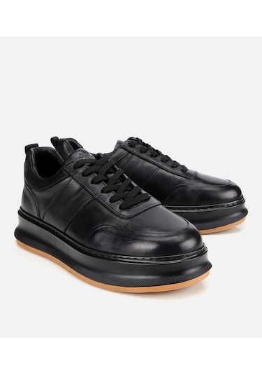 Hotiç Erkek Deri Siyah Yumuşak Dokulu Günlük Ayakkabı 02ayh314150a100 02ayh314150a100 Siyah
