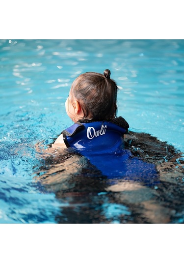 Owlishop Owli Swimwarm Üşütmeyen Bebek Mayosu Mavi