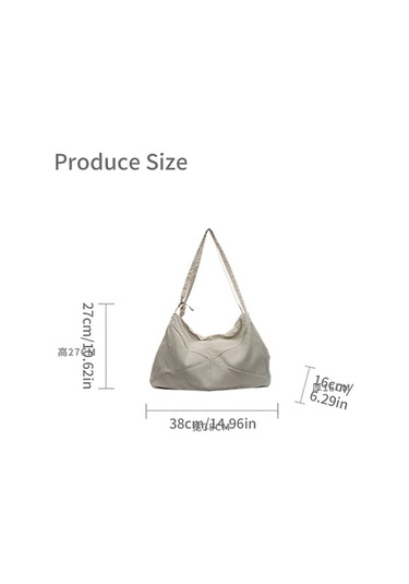 Kadınlar İçin Düz Renk Koltuk Altı Çantası Büyük Kapasiteli Seyahat Çantası Okul Çantası Şık Omuz Çantası Basit Koltuk Altı Çantası Yeşil Yeşil Yeşil Diğer