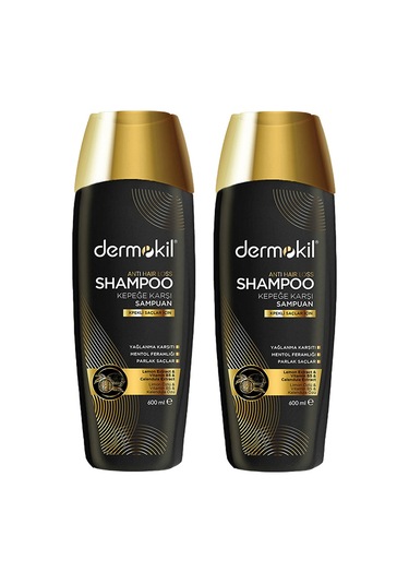 Dermokil Kepeğe Karşı Şampuan 2 x 600 ML