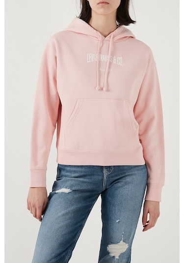 Levi's Bayan Sweat 001u3-0001 Pembe Pembe