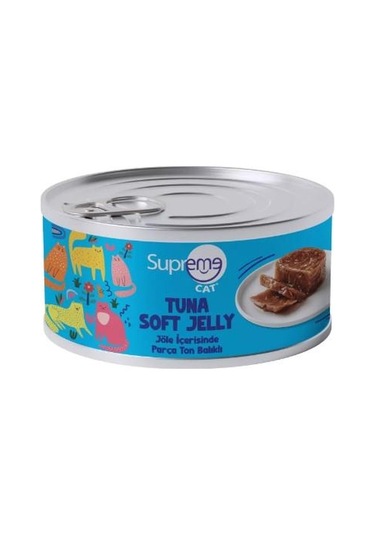 Supreme Cat Jöleli Parça Etli Ton Balıklı Kedi Konservesi 85 G