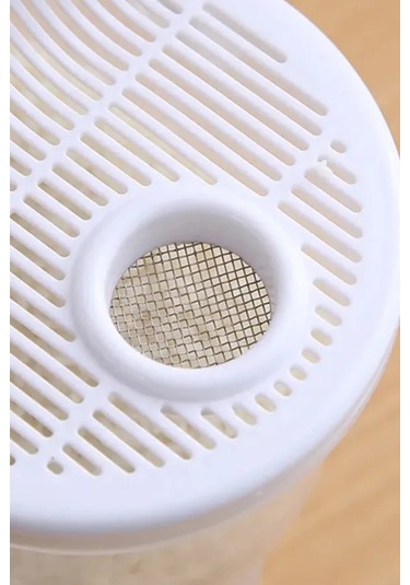 Tugomer Pirinç Süzgeci 1 Litre - Kulplu Bakliyat Yıkama Süzme
