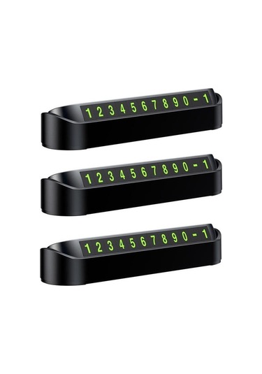 3 Adet Araç Park Numaratör Telefon Numaratörü Aç Kapa Sistemi