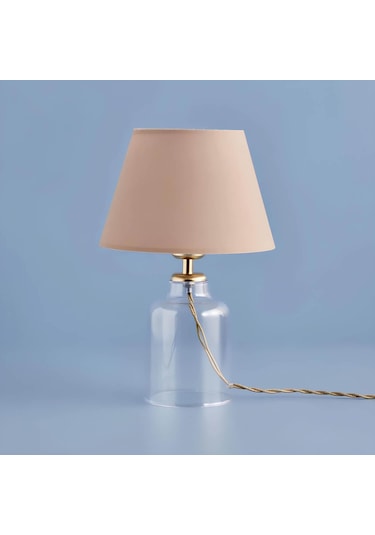 Homing Noi Şeffaf Kristal Abajur Ayd-3432 Kahverengi