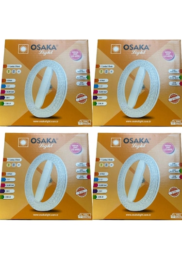 4 Adet Osaka 40w Sarı-günışığı-beyaz E27 Duylu Simit Ampul