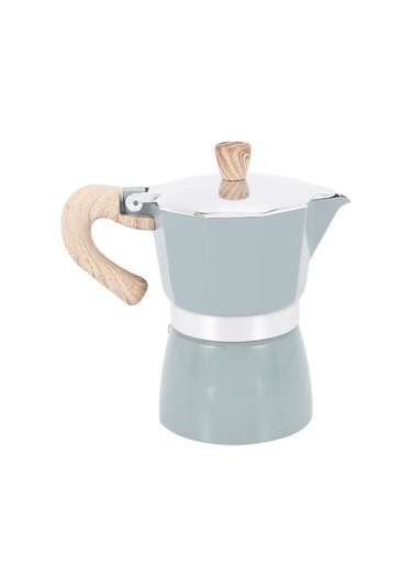 Metabagua 2x Coffee Maker Pot Aluminum Moka Espresso Percolator Pot Coffee Kettle Cafetera Espresso Percolator Stovetop Pwxja6 Yeşil