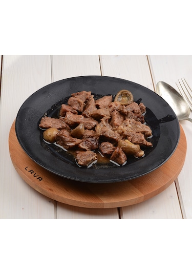 Lava Döküm Yuvarlak Çap Ø 21 CM Servis Tabağı