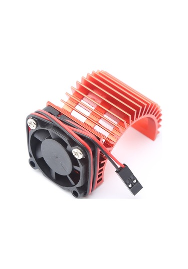 Ximistore9 540/550 3650/3660 Motor Soğutucu Radyatörü Ve Fan Seti, Jst Bağlantı, Alüminyum-plastik, 1/10 Hsp Rc Araçları İçin Kırmızı