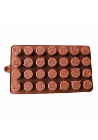 Epinox Çikolata Kalıbı - Silikon - Karışık Emoji Sck-43