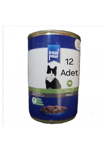 Joleli Parça Kuzu Etli Yetişkin Kedi Konservesi 400 Gr 12 Adet
