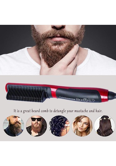 Maiyame Sakal Ve Saç Düzleştirici Testere - Lcd Ekranlı Isıtmalı Ionic Bakım Aleti - 80-230 C Sıcaklık Ayarlı - 360 Döner Kablolu Abd Tipi