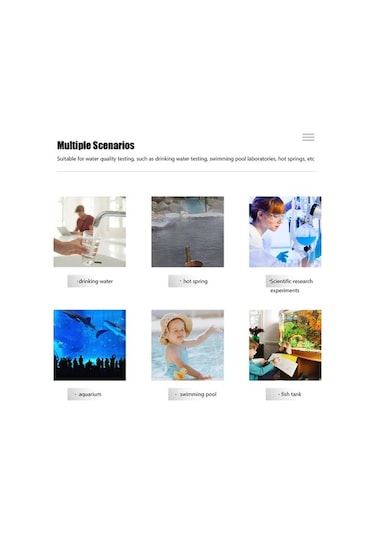 Zyzqstore Profesyonel Ph Ve Klor Ölçer, 2-in-1 Su Kalite Test Cihazı, 1 Adet 1 Pc