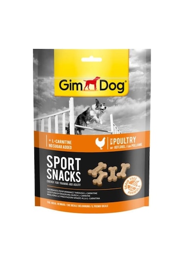 Gimdog Sportsnacks Tavuk L-Carnitinli Şekersiz Tahılsız Köpek Ödül Tableti 150 G