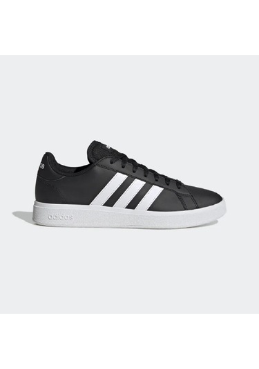 GW9251 Adidas Grand Court Base 2.0 Erkek Spor Ayakkabı CBLACK/FTW Siyah - Beyaz