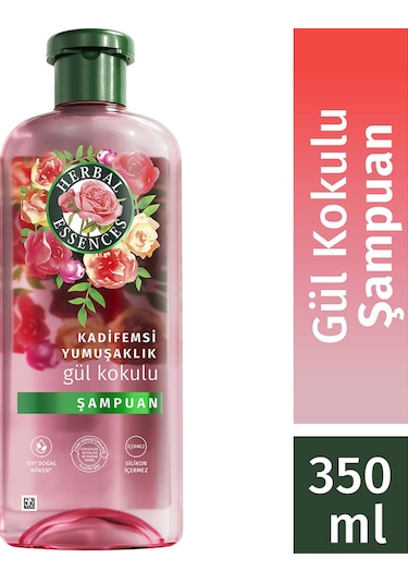 Herbal Essences Kadifemsi Yumuşaklık Gül Kokulu Şampuan 350 ML