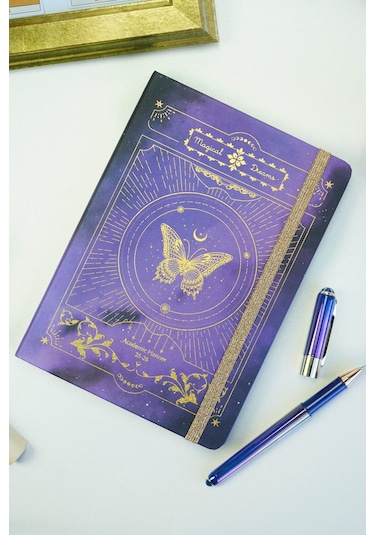 Venzi Art Sert Kapak Vegan Deri 192 Sayfa A5 80gr. Noktalı Defter Turkuaz