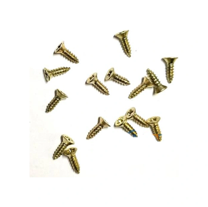 Klips, Menteşe, Ayak, Ağaç, Sunta Vidası 2,2x7,5mm - Sarı 100 Adet 0.2 MM