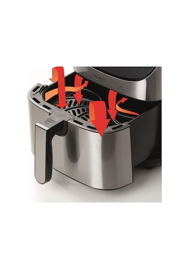 Kenwood HFM80.000SS Air Fryer XXXL 1700 W Inox