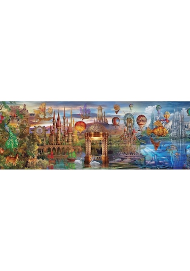 21005 Puzzle 1000 Panoramik  Fantastic