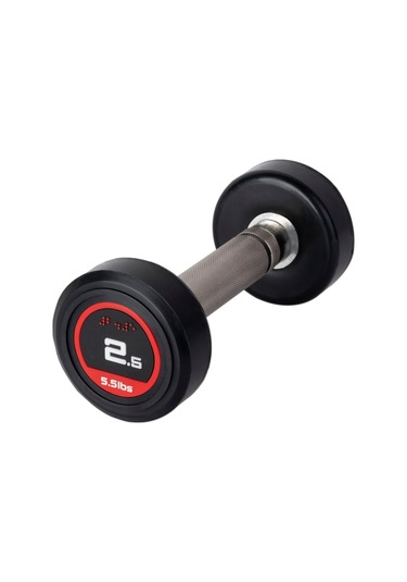 Profesyonel Olimpik Kauçuk Dambıl 2.5 KG Çift