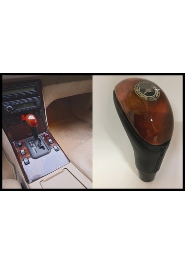 Ahşap Vites Topuzu Mercedes W210 W202 W203 W 220 W221 W205 Ml 420 Ml 55 Ahşap Deri Ahşap