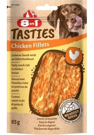 8in1 Tasties Chicken Fillets Tavuk Fileto Köpek Ödülü 85 G