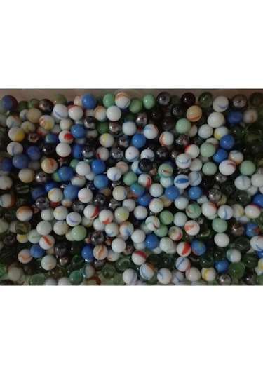 Rengarenk 50 Adet Orta Boy 1 Paket Karışık Bilye Cicoz Diğer