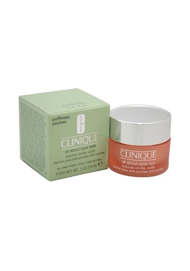 Clinique All About Eyes Rich Yoğun Nemlendirici Göz Kremi 15 ML