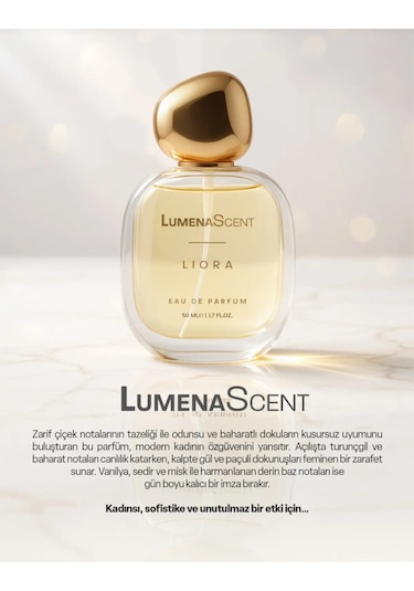 Lument Liora Scent Çiçek Kokulu Woman Parfum Amber - Çiçeksi
