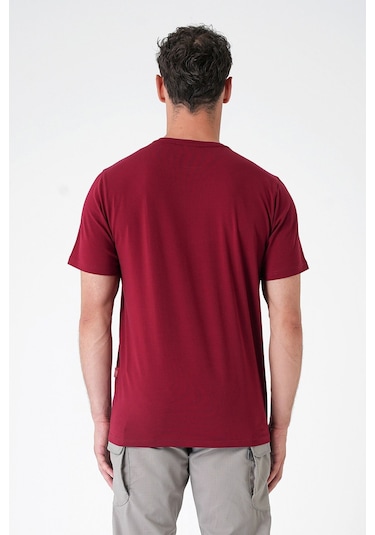 Mecanık Casual Neo Organic T-shirt Bordo