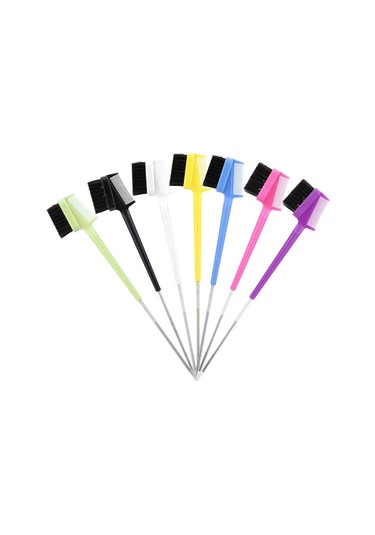 Kenar Fırça Tarak Alwafore Çift Taraflı 3 İn 1 Kenar Kontrol Fırçası Bebek Kuaför Saç Tarak Fırçalar Güzellik Araçları