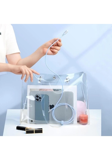 Mcdodo CA-1834 36W Usb İphone Uyumlu Hızlı Data-Şarj Kablo 1.2m-Mavi