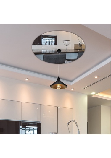 Ayna Avize Göbeği | Düz Ayna | Çap50Cm Çok Renkli