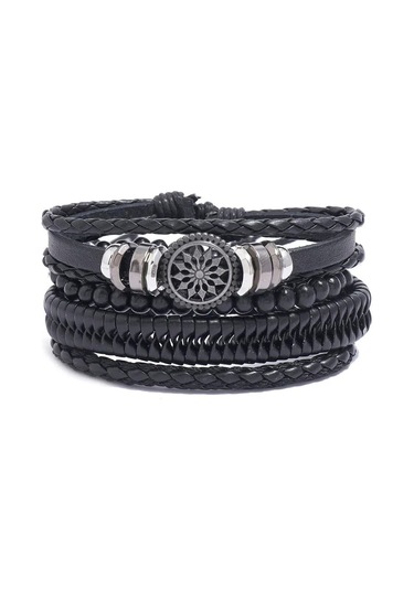 Gogoey Dbs3737 Erkek Deri Bileklik Çok Renkli