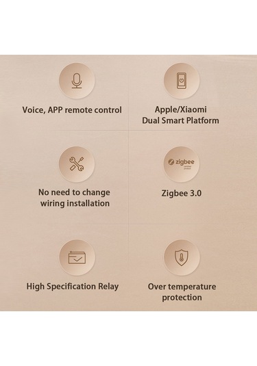 Geeroyoo Aqara E1 Zigbee 3.0 Akıllı Duvar Anahtarı - Tek Ateş Tek Tuş, Uzak Kumanda, Ev Otomasyonu, Kolay Kurulum