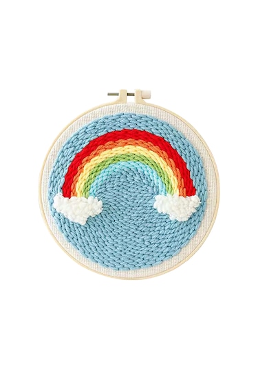 Geekyou Renkli El İşleri Dokuma Seti - Başlangıçcı Dost Kumaş, İğne Ve Talimatlı Kumaş Baskılı Gelişmiş Dıy Paketi Gösterge Rafı Hariç Diğer