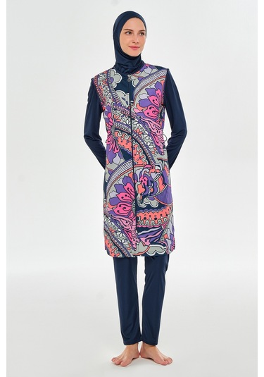 Tam Kapalı Tesettür Mayo 3306 Koyu Lacivert Koyulaci01 Koyu Lacivert