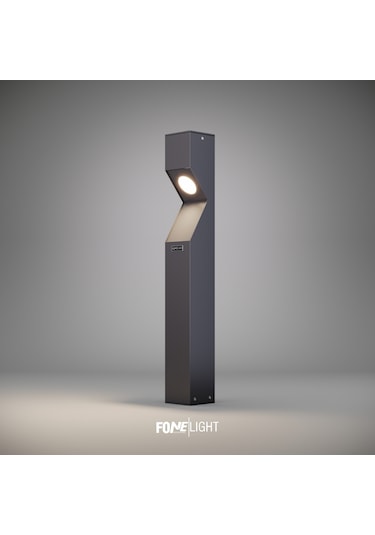 Fonelight Dualluz Bahçe Aydınlatması Antrasit 75 Cm Antrasit