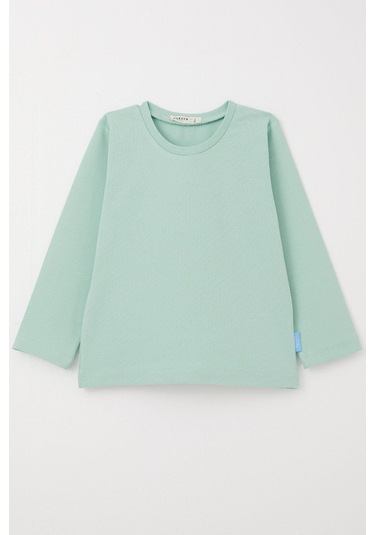 Breeze Erkek Bebek Uzun Kollu Tişört Basic 9 Ay-3 Yaş, Su Yeşili Su Yeşili